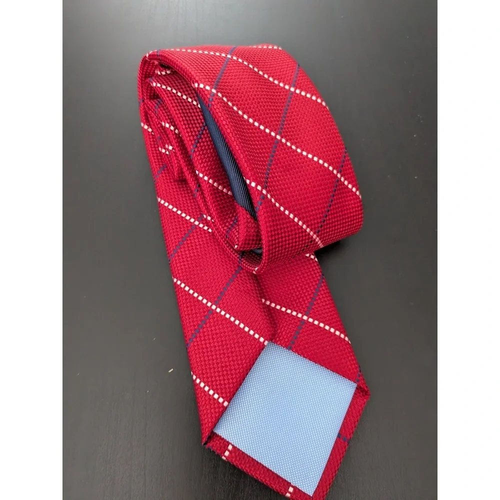 TOMMY HILFIGER Mens Necktie Red 58